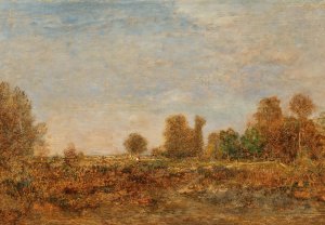Landschaft, Lundenburg by Emil Jakob Schindler Oil Painting