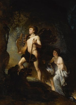 Orpheus And Eurydice by Emil Neide Oil Painting