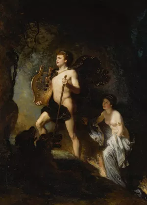 Orpheus And Eurydice by Emil Neide Oil Painting