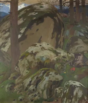 Dachstein by Emil Orlik Oil Painting