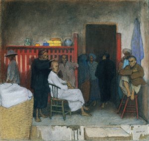 Der Babier von Singapur by Emil Orlik Oil Painting