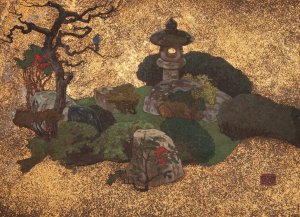 Japanischer Garten by Emil Orlik Oil Painting
