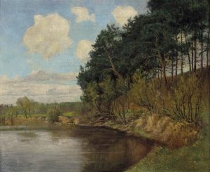 Seenplatte bei Berlin by Emil Orlik Oil Painting
