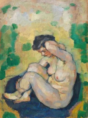 Akt Oil painting by Emil Rudolf Weiss