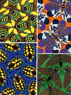 Insectes Pl.13 Oil painting by Emile-Allain Seguy