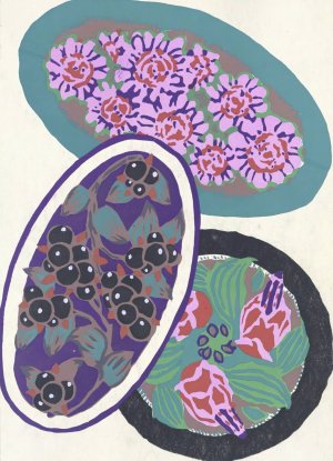 Suggestions pour etoffes et tapis Pl.13 Oil painting by Emile-Allain Seguy