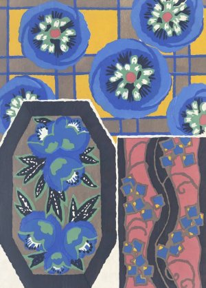 Suggestions pour etoffes et tapis Pl.17 by Emile-Allain Seguy Oil Painting