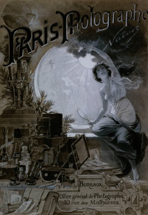 Modele pour la couverture du journal Nadar 'Paris photographie' by Emile-Antoine Bayard Oil Painting