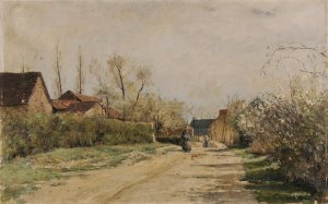 Le printemps a Billy by Emile Barau Oil Painting