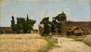L'ete en Champagne by Emile Barau Oil Painting