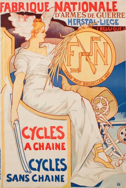 Fabrique Nationale D'armes De Guerre  by Emile Berchmans - Hand-Painted Oil Painting Reproduction