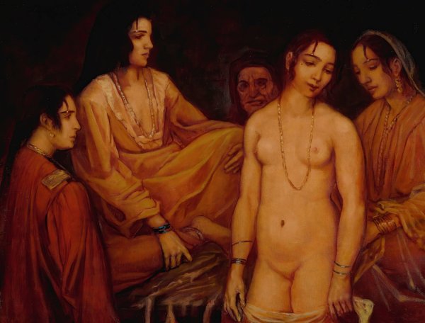Main Product Photo of Au Harem Painting by Emile Bernard