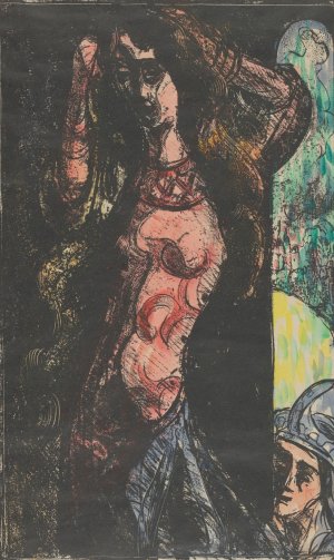 Countess Brushes Her Hair by Emile Bernard Oil Painting