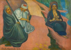 Jeune Femme Allaitant by Emile Bernard Oil Painting