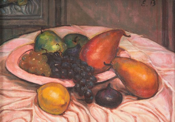 Nature morte aux fruits  by Emile Bernard - Hand-Painted Oil Painting Reproduction