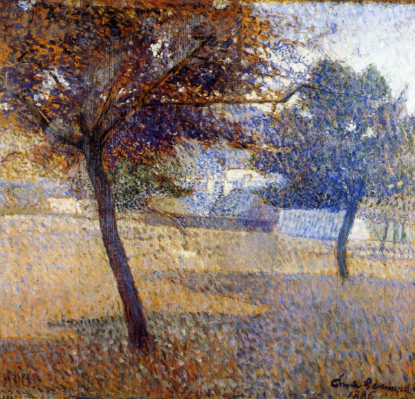 Main Product Photo of Orchard at Pont Aven Painting by Emile Bernard
