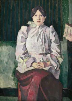 Portrait of Marie Lemasson by Emile Bernard Oil Painting