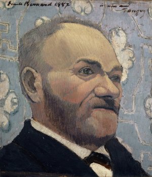 Portrait of Pere Tanguy by Emile Bernard Oil Painting