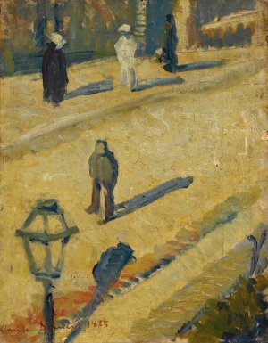 Scene De Rue by Emile Bernard Oil Painting