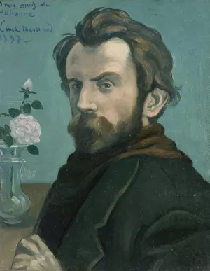Self-portrait by Emile Bernard Oil Painting