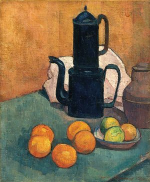 The blue coffee pot by Emile Bernard Oil Painting