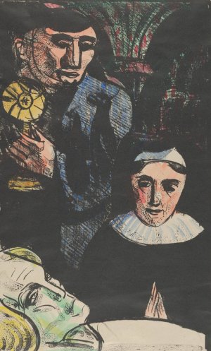 The Old Woman from Berkeley by Emile Bernard Oil Painting