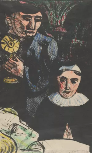 The Old Woman from Berkeley by Emile Bernard Oil Painting