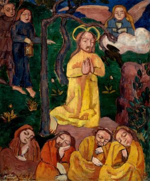 Yellow Christ by Emile Bernard Oil Painting