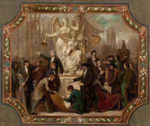 Allegorie des Arts by Emile Bin Oil Painting