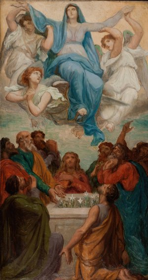 L'Assomption de la Vierge by Emile Bin Oil Painting