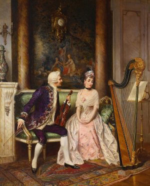 Andante by Emile Brisset Oil Painting