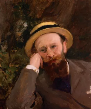 Portrait of Edouard Manet by Emile Carolus-Duran - Oil Painting Reproduction