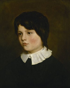 Charles Hugo enfant by Emile Champmartin Oil Painting