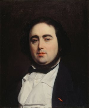 Portrait de Jules Janin by Emile Champmartin Oil Painting