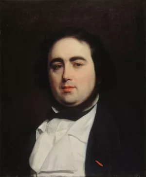 Portrait de Jules Janin by Emile Champmartin Oil Painting