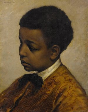Portrait Of A Young Boy by Emile-Charles Dameron Oil Painting