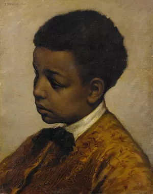 Portrait Of A Young Boy by Emile-Charles Dameron Oil Painting