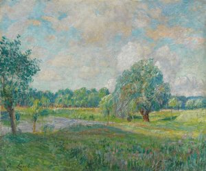 Le Saule by Emile Claus Oil Painting