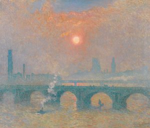 Waterloo Bridge, London by Emile Claus Oil Painting
