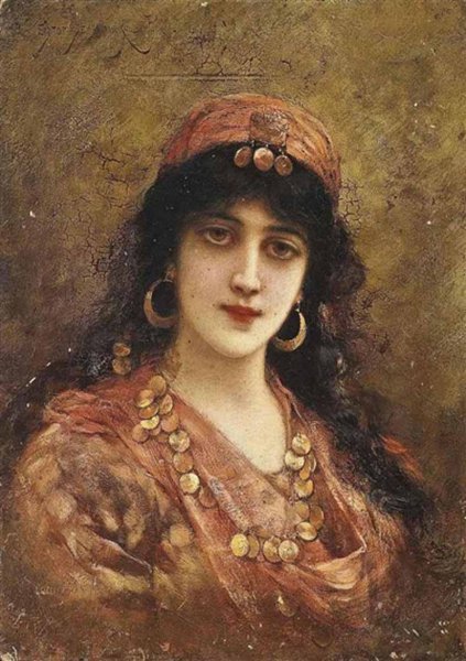 Main Product Photo of An Eastern Beauty Painting by Emile Eisman-Semenowsky