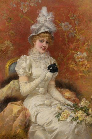 Beauty unmasked by Emile Eisman-Semenowsky Oil Painting