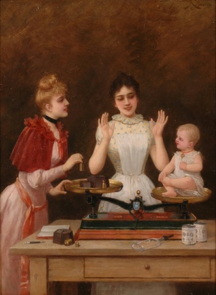 Main Product Photo of Genre Scene Painting by Emile Eisman-Semenowsky
