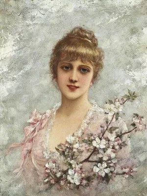 The Maiden of Spring II painting by Emile Eisman-Semenowsky