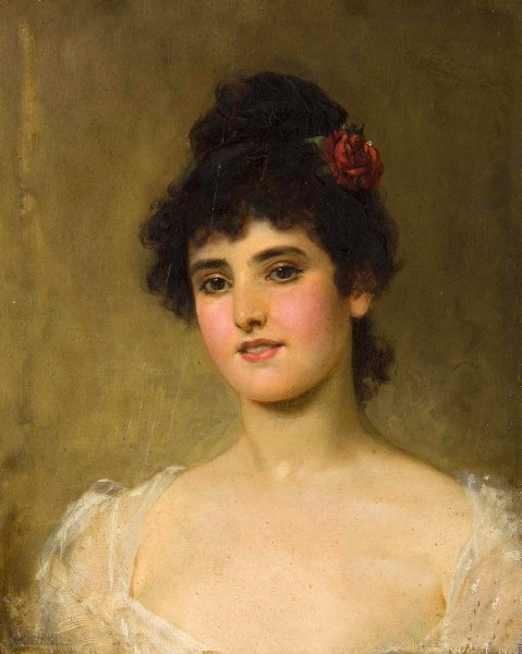 Untitled 2 by Emile Eisman-Semenowsky - Hand-Painted Oil Painting Reproduction