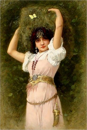 Untitled Oil painting by Emile Eisman-Semenowsky