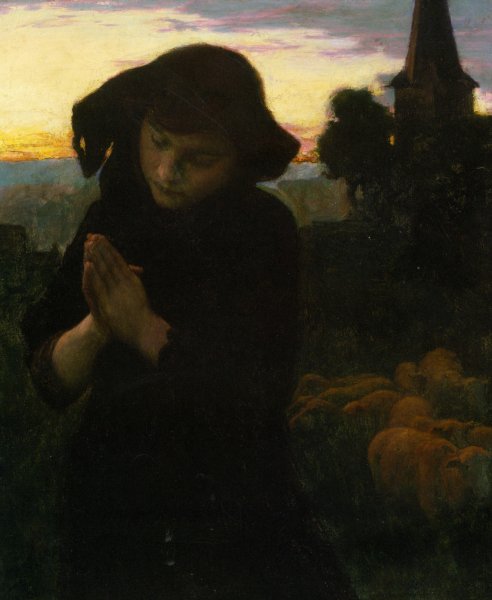 Angelus by Emile Friant - Hand-Painted Oil Painting Reproduction