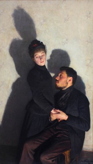 Cast Shadows by Emile Friant Oil Painting