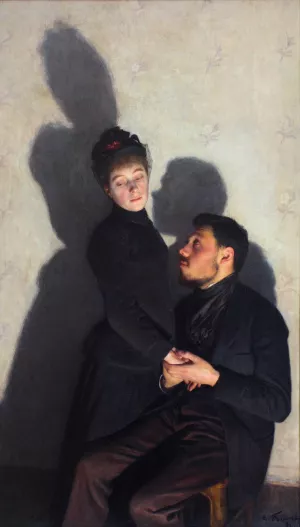 Cast Shadows by Emile Friant Oil Painting