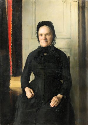 Madame Coquelin Mere by Emile Friant Oil Painting