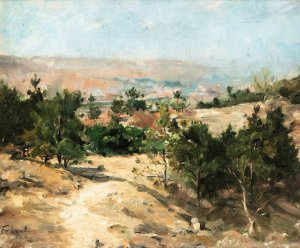 Pine Trees by Emile Friant Oil Painting